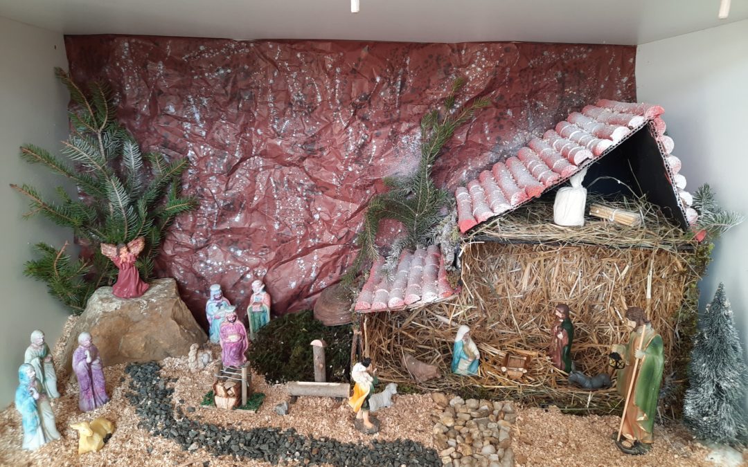 Création de la crèche de Noël