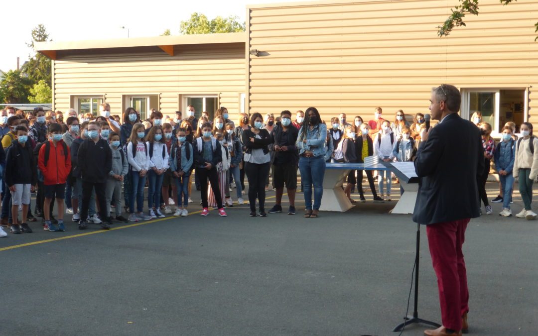 Une rentrée scolaire sereine et apaisée au collège saint Paul pour les élèves de 6ème 